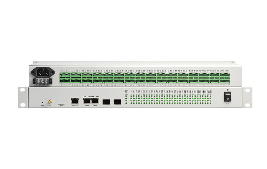 飛暢科技-機架式1-128路DI/DO/AI/AO 轉網絡-4G-Lora   遠程測控終端